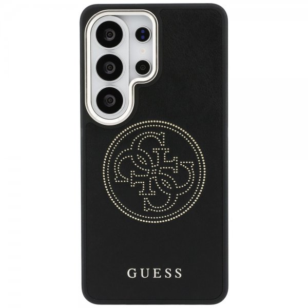 Guess Samsung Galaxy S26 Ultra Kuoret Perforated Logo MagSafe Musta