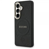 Guess Samsung Galaxy S26 Kuori Saffiano Peony MagSafe Musta