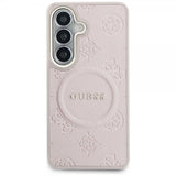 Guess Samsung Galaxy S26 Kuori Saffiano Peony MagSafe Roosa