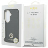 Guess Samsung Galaxy S26 Kuori Rhinestone Logo MagSafe Musta