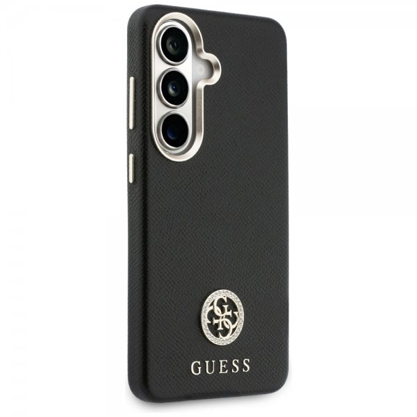 Guess Samsung Galaxy S26 Plus Kuori Timanttikuvioitu Logo MagSafe Musta