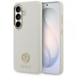 Guess Samsung Galaxy S26 Plus Kotelo Timanttikuvioitu Logo MagSafe Beige