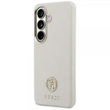 Guess Samsung Galaxy S26 Plus Kotelo Timanttikuvioitu Logo MagSafe Beige