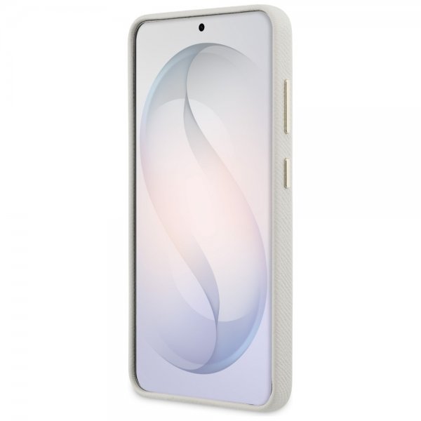 Guess Samsung Galaxy S26 Plus Kotelo Timanttikuvioitu Logo MagSafe Beige