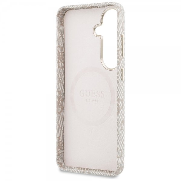 Guess Samsung Galaxy S26 Kuoret 4G Triangle MagSafe Pinkki