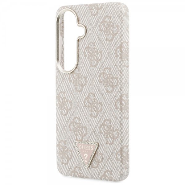 Guess Samsung Galaxy S26 Plus -kuoret 4G Triangle MagSafe, vaaleanpunainen