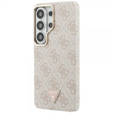 Guess Samsung Galaxy S26 Ultra Kuoret 4G Triangle MagSafe Vaaleanpunainen