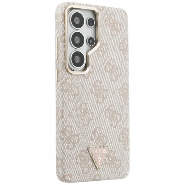 Guess Samsung Galaxy S26 Ultra Kuoret 4G Triangle MagSafe Vaaleanpunainen