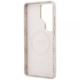 Guess Samsung Galaxy S26 Ultra Kuoret 4G Triangle MagSafe Vaaleanpunainen