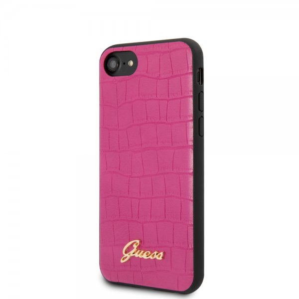 Guess iPhone 7/8/SE Kuori Croco Magenta