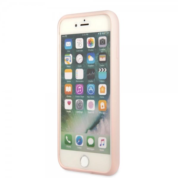 Guess iPhone 7/8/SE Kuori Metal Triangle Ruusukulta