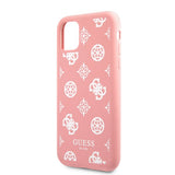 Guess iPhone 11 -suojakuori Peony Rosa