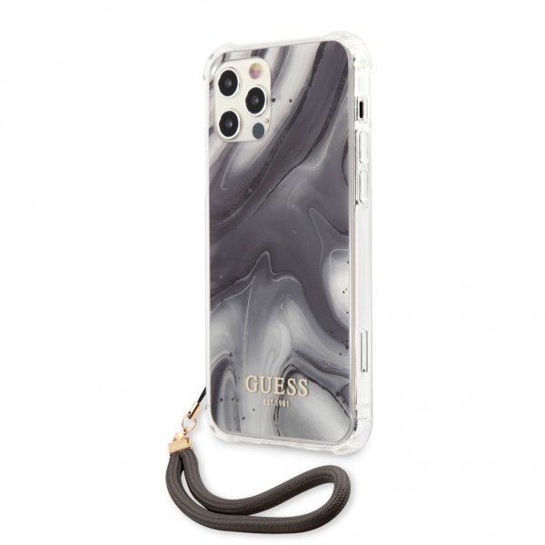 Guess iPhone 12 Pro Max Kuori Marble Grey