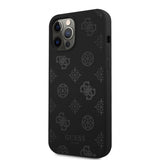 Guess iPhone 12/iPhone 12 Pro Kuori Peony Musta