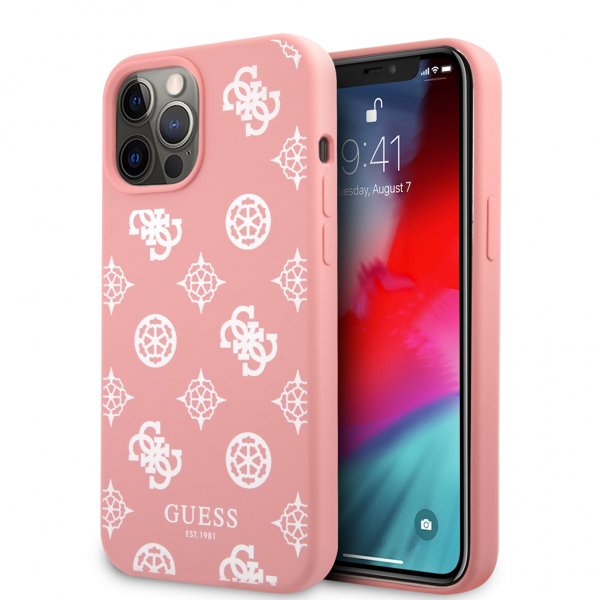 Guess iPhone 12/iPhone 12 Pro Kuori Peony Pink