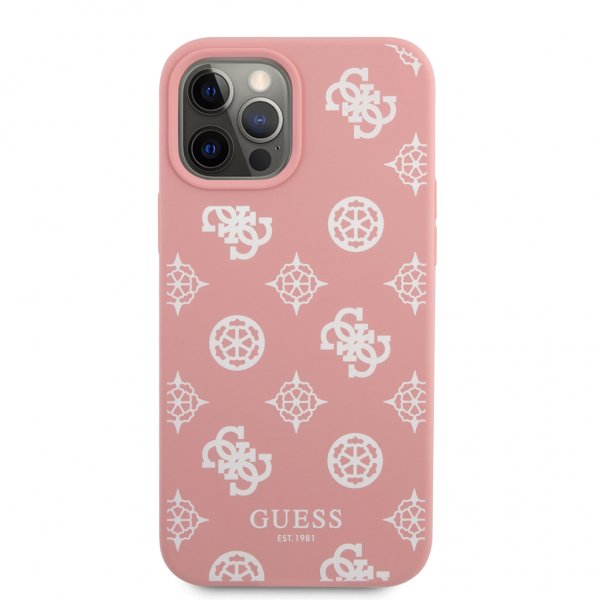 Guess iPhone 12/iPhone 12 Pro Kuori Peony Pink