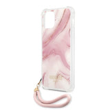 Guess iPhone 12/iPhone 12 Pro Kuoret Marble Rose