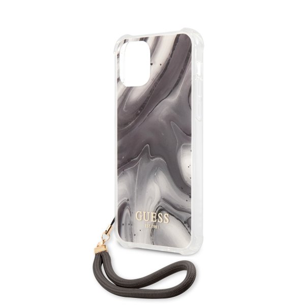Guess iPhone 12 Mini Kuori Marble Harmaa