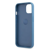 Guess iPhone 13 -kuori Ring Stand Sininen