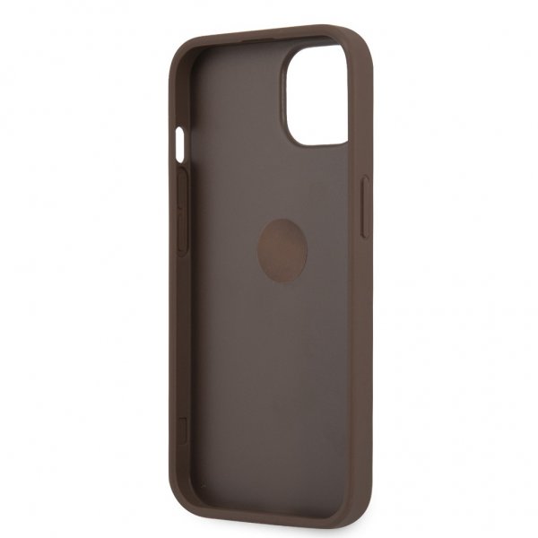 Guess iPhone 13 Kuori Sormusteline Ruskea
