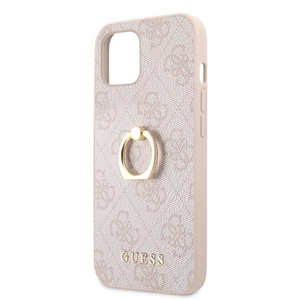 Guess iPhone 13 -kuori Ring Stand Rose
