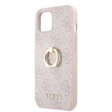 Guess iPhone 13 -kuori Ring Stand Rose
