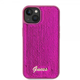 Guess iPhone 13 Sequin Fuschia -suojakuori