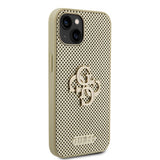 Guess iPhone 13 Kuori Perforated Glitter Kulta