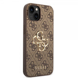 Guess iPhone 15 Plus Suojakuori 4G Logo Ruskea