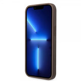 Guess iPhone 15 Plus Suojakuori 4G Logo Ruskea
