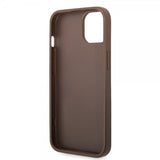 Guess iPhone 15 Plus Suojakuori 4G Logo Ruskea