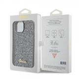 Guess iPhone 15 Kuoret Square Mirror Silver