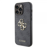 Guess iPhone 15 Pro Max Kuori 4G Logo Harmaa