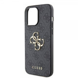 Guess iPhone 15 Pro Max Kuori 4G Logo Harmaa
