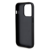 Guess iPhone 15 Pro Max Kuori Perforated Glitter Musta