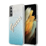 Guess Samsung Galaxy S21 Plus Kuori Vintage Sininen