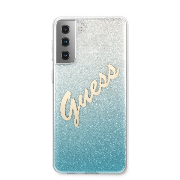Guess Samsung Galaxy S21 Plus Kuori Vintage Sininen
