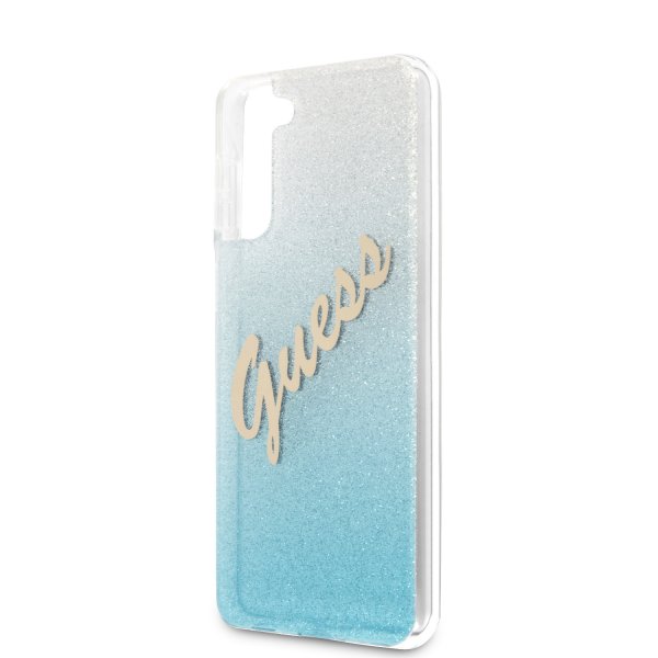 Guess Samsung Galaxy S21 Plus Kuori Vintage Sininen