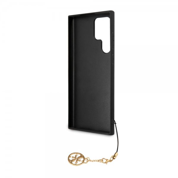 Guess Samsung Galaxy S22 Ultra kuori 4G Charms Ruskea