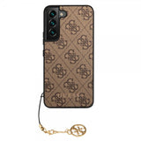 Guess Samsung Galaxy S22 Plus Suojakuori 4G Charms Ruskea