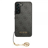 Guess Samsung Galaxy S22 Plus Kuori 4G Charms Harmaa