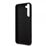 Guess Samsung Galaxy S22 Plus -suojakuori, Script Metal Logo, musta