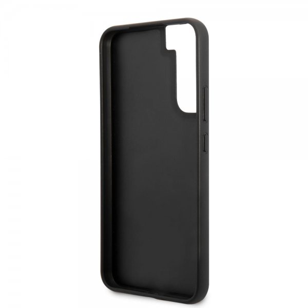 Guess Samsung Galaxy S22 Plus Suojakuori Saffiano Metal Logo Musta