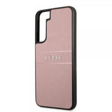 Guess Samsung Galaxy S22 Kuori Saffiano Metal Logo Roosa