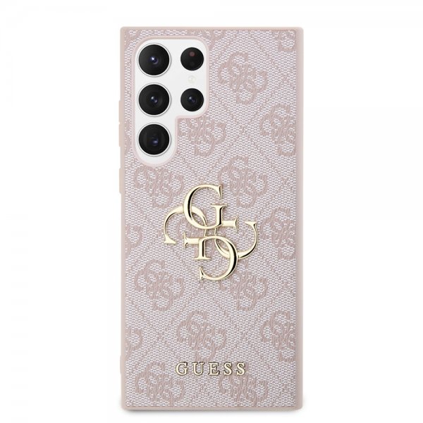 Guess Samsung Galaxy S23 Ultra Kuori 4G Logo Pinkki