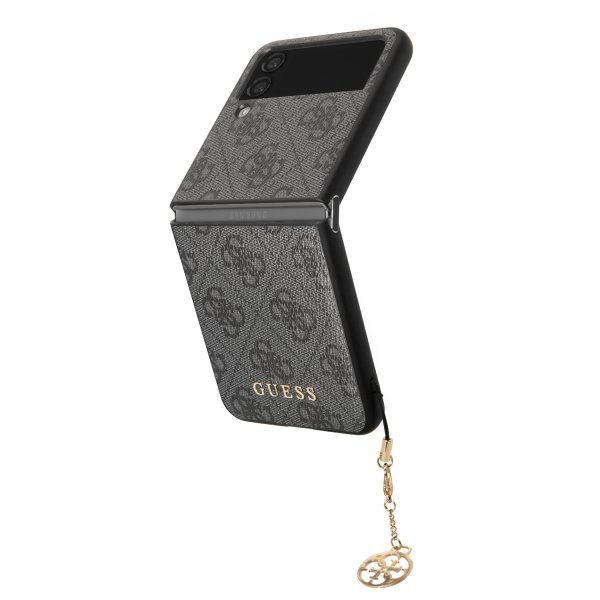 Guess Samsung Galaxy Z Flip 4 Kuoret 4G Charms Harmaa