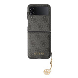 Guess Samsung Galaxy Z Flip 4 Kuoret 4G Charms Harmaa