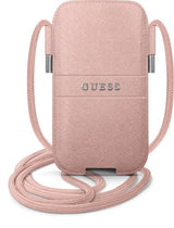 Guess Pouch Saffiano Medium Pink