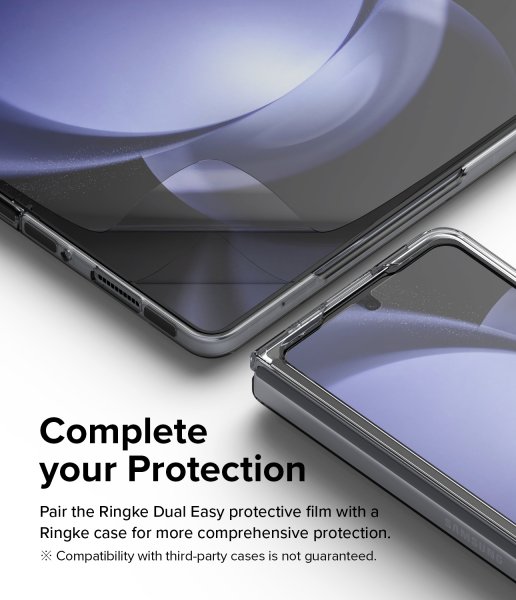 Ringke Samsung Galaxy Z Fold 5 -näytönsuoja Dual Easy Film