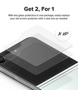 Ringke Samsung Galaxy Z Flip 5 Näytönsuoja Suojalasi 2-pakkaus